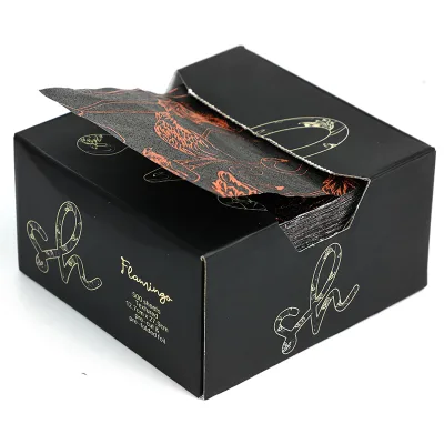 Custom Printed 127x279mm Pop up Hairdressing Foil Pre Cut Aluminum Foil Sheets for Hair Coloring