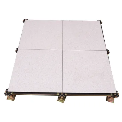 600*600mm Calcium Sulphate Anti Static Conductive Hpl Vinyl Raised Flooring Tile