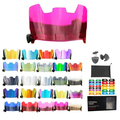 Rose Football Helmet Accessories Universal Adult Football Visors Shield