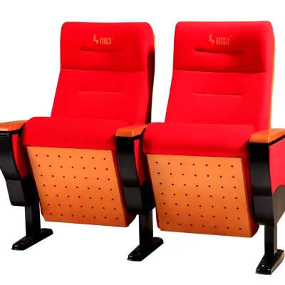 New auditorium chair with writing pad concert hall chair meeting chair Verified factory hot sale different deisgn of backrest