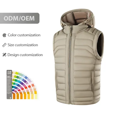Factory Wholesale Kids Winter Waistcoat Full Zip Vest Clothes Solid Sleeveless Thickening Boys Vest Coat 23710