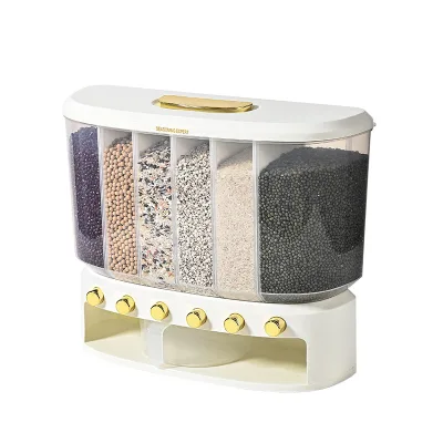 IStapromo Gifts  Multifunctional Dry Grain Storage Rice Container Dispenser, Storage Box, Grain Container High Quality