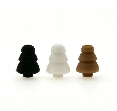 Custom Three-layer Silicone Earplugs In-ear Silicone Ear Tips Noise Reduction and Sound Isolation Silicone Earphone Tips