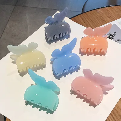 Top Sale New Plastic butterfly Hair Clip Clamp Claw Women Plain Claw Clip Popular