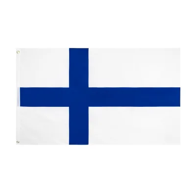 Factory Hot Custom Flag 3x5ft Custom Flag Banner Finland National Flag 90*150cm