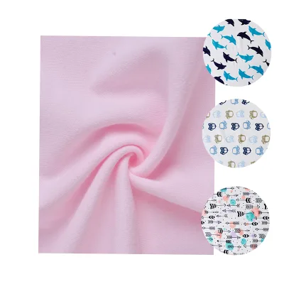 Pure Cotton Fabric Factory 100% Cotton Fabric Cotton Printed for Baby Clothing