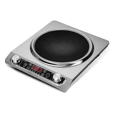 Portable Electric Manual Stainless Steel Digital Control Cooktop with Infrared Heating for Small Kitchens-App-Controlled