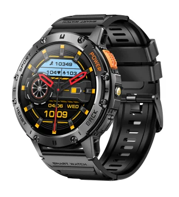 Best Selling K65 New Model 2024 Big BT Calling Blood Oxygen Waterproof Android Men'S Sports Best Smart Watch With Flashlight