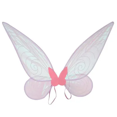 Colorful Butterfly Fairy Wings Party Props for Christmas School Activities Cosplay-Polyester Handmade Party Supplies for Adults