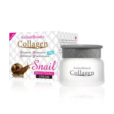 Collagen Snail Mucin Skin Repair Brightening Reduce Wrinkles Skin Care Moisturizing Day and Night Face Cream