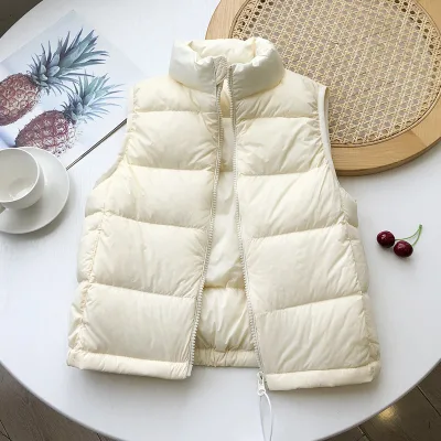 Light Down Vest Children's Light Warm Matching Color Down Vest