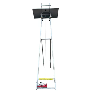Industrial Hydraulic Lift New Steel Warehouse Cargo Lift Electric Power Wire Rope Sling 220V Industrial Lift Manufacturers
