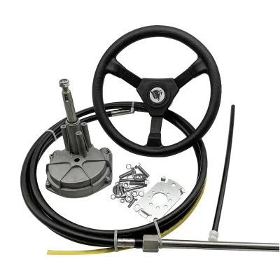 Stainless Steel Mechanical Steering Kit for Outboard Boat & Yacht Power Steering Systems