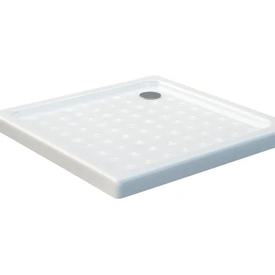 Italy Hot Selling High Quality Rectangle White ABS Artificial Stone Hotel Shower Tray 150kg Capacity Modern Design ISO9001/CE