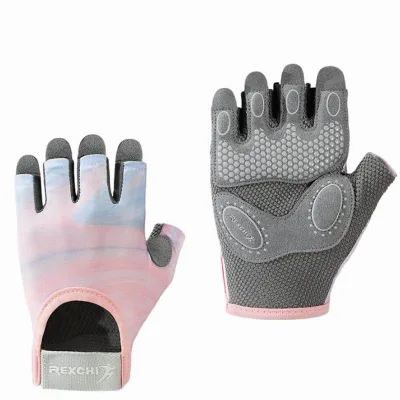 Cycling Exercise Breathable Weight Lifting Sports Gloves Full Palm Protection Workout Gym Gloves for Women