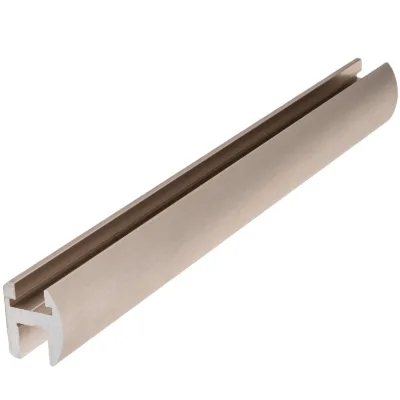 Chrome Anodized Flat Premium Shower Door Header Kits U Channels for Tempered Glass