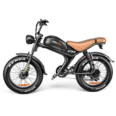 Emoko Electric Bike EU Warehouse Factory Dropshipping Fat Tire Dual Motor Long Range Ebike for Adult Use C93