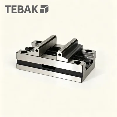 4 Axis 5 Axis Mini Self Centering Vise, High Accuracy Concentric Clamping Fixture for CNC Milling Machine & Machining Center