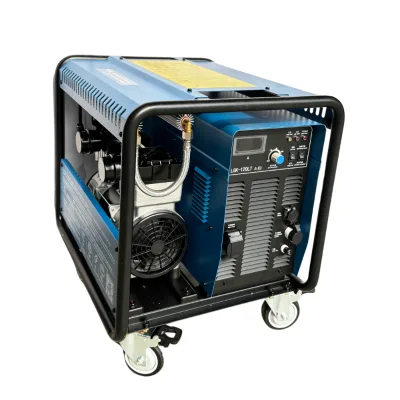 LGK-120LT Portable Plasma Cutter IGBT Technology Built-in Air Compressor Stainless Steel Aluminum Cutting New Used Condition