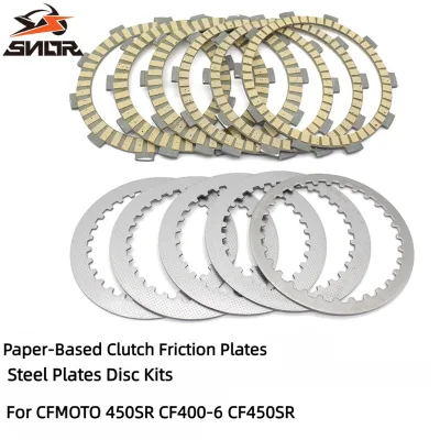 SNOR Motorcycle Engine Parts Paper-Based Clutch Friction Plates Steel Plates Disc Kits for CFMOTO 450SR CF400-6 CF450SR