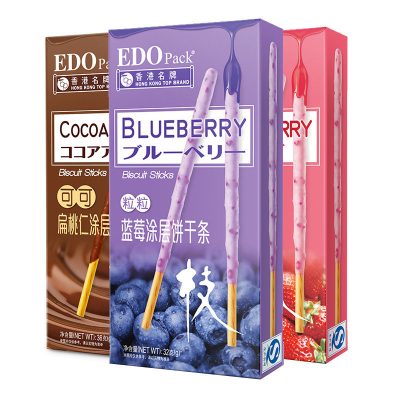 Healthy Food Biscuit Oem Cookies Long Biscuits Sandwich Bar  Coated Bar Snacks Chocolate Bar Biscuits
