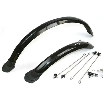 MTB Bicycle Front/Rear Fender Set Full Length 14 16 20 26 27.5 29" Inch Folding Bicycle Fender Lightweight Mud Guard Sets Bike