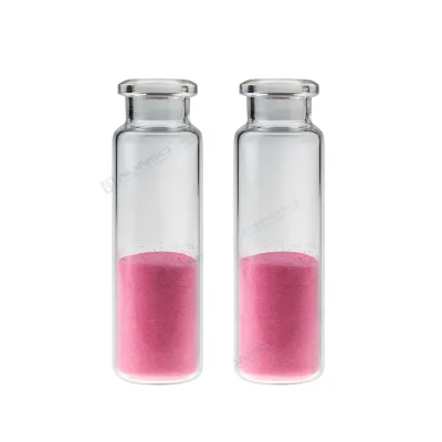 20mL Clear Glass 20mm Beveled Edge Rounded-Flat Bottom Crimp Headspace Vial