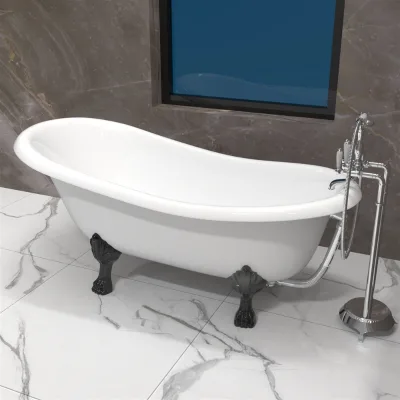 Bathtub, ceramic cast iron, adult concubine, independent single, Begley enamel, light luxury spa, durable and warm, household