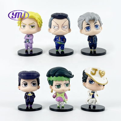 Hot Famous Anime Cartoon Adventure Series PVC Anime Figure Model Kid Toy 6 Pcs/Set Action Figures