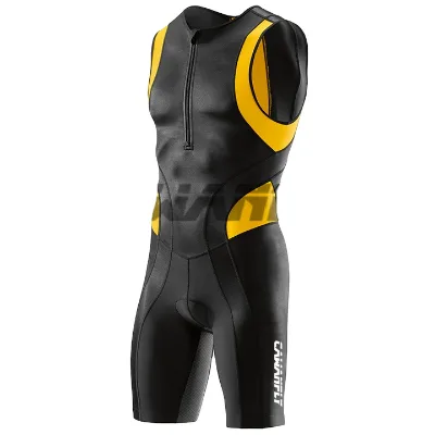 CAWANFLY Triathlon Suit Men One Piece Triathlon Wet Suit