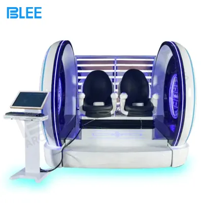 Commercial Attraction 2 Capsules VR Motion Sensing Game Machine 9D VR Chair Game Machine