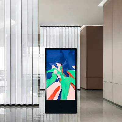 For IP65 SDK Portable Digital Signage Battery-Powered Mobile Advertising Wheels for Retail Store Shopping Mall & Elevator