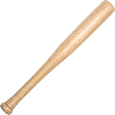 Short Eco-Friendly Wooden Baseball Bat 18 Inch Mini Wood Home Decor for Tabletop Display
