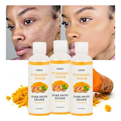OEM Private Label Turmeric Strong Lightening Facial Toner Moisturizing Whitening Brightening Acne Treatment Turmeric Face Toner