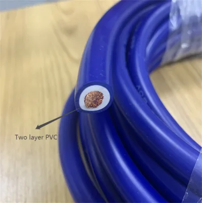 Factory Supply Golf Cart Battery Braid Pvc Layer Battery Solor Cable Copper Tube Terminal Connector Connecting Cable