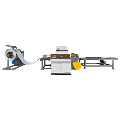 Galvanized Aluminum Steel Coil Cut to Length Line Straightening Shear Unwinding Roll to Metal Sheet Production Equipment