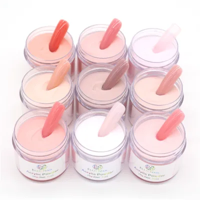 Nail Beauty Newest Colors Acrylic Powder 92 Colors Fast Dry Non-Toxic Shining 56g/2oz 2 in 1 for Nail Art Loose Powder