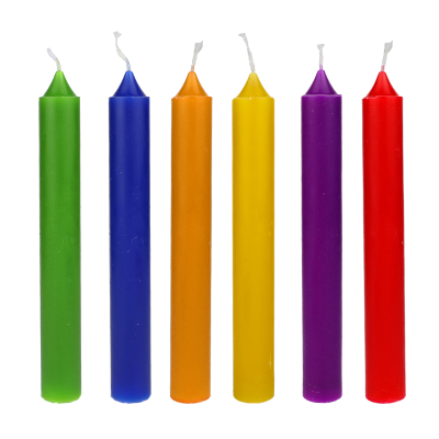 20cm Multicolor Candles Unscented Colored Candles/candel to UK