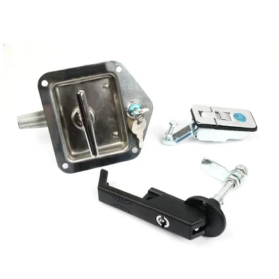 Black Motor Bracket Cabinet Trailer Paddle Handle Lock for Inflatable Boat Accessories