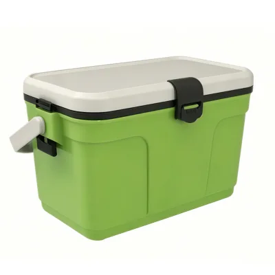 13L Food-Grade PP Inner Camping Ice Chest Car Portable Hard Cooler Box Ice Cooler Chest With Integrated Lid