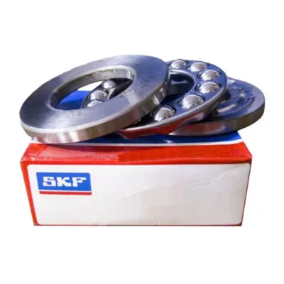 For High Axial Load Thrust Ball Bearing 51318 Chrome Steel P0 Precision ZZ Sealed Single Direction for Machinery 90x155x50mm