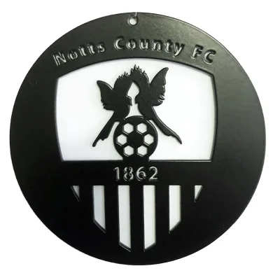 Custom Laser Cutting Powder Coated Steel Metal Art Laser Engraved Name Circular Metal