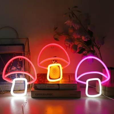 Party Led Mushroom Night Light Flashing Neon Light