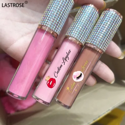 Wholesale Vegan Natural Lipgloss Gloss Private Label Pigmented Liquid Lipstick Matte Custom logo Lip Gloss