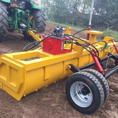 High-tech Tractor Laser Grader Scraper Grader 2000㎡ Land  Road Leveling Machine Land Conditioner