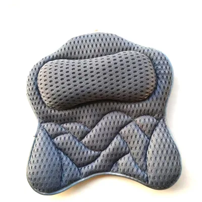 Wholesale Luxury 3D Mesh Non-Slip SPA Bath Pillow Comfortable Luxury Bathtub Pillow