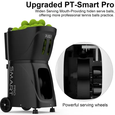 Professional Durable Lightweight Portable Indoor/Outdoor Use RONGYI PT-Smart Pro Eco-Friendly Tennis Ball Machine