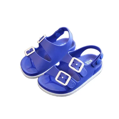 2024 Summer Boys' 1-4 Year Old Baby Sandals Children's Non slip High Quality Rubber Shoe