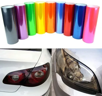 Anti-Scratch Car Headlight Protection with Honeycomb Lamp Film Car Headlight Tint Film