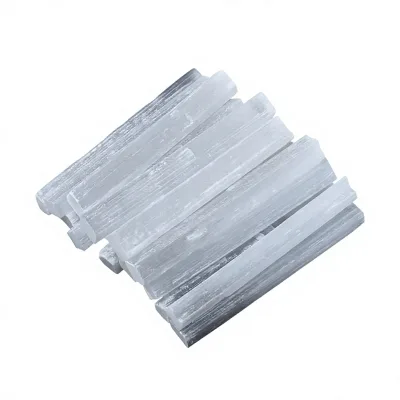 Natural Raw White Selenite Stick Crystal Stone Ornament Decorativestone Mineral Specimen
